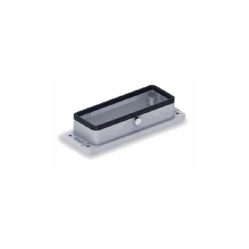 Embase encastrée 24B, Aluminium moulé sous pression, IP67, Sortie basse